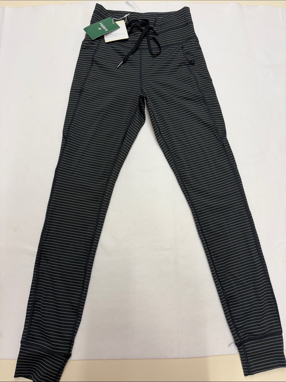 HALARA Black & Gray Striped Men's Performance Joggers